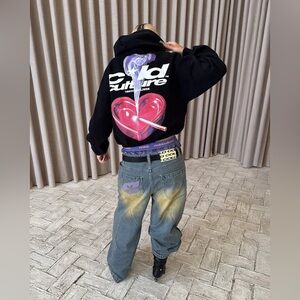 Cold Culture HEART ASHTRAY HOODIE BLACK